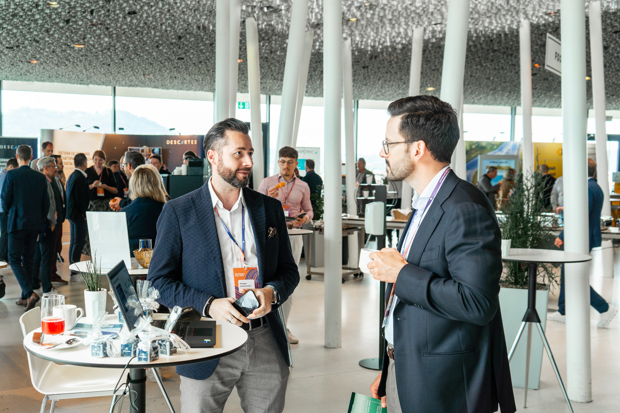 Excellence Day 2025 -15 Aussteller am Excellence Day 2025 im Foyer des Kursaals